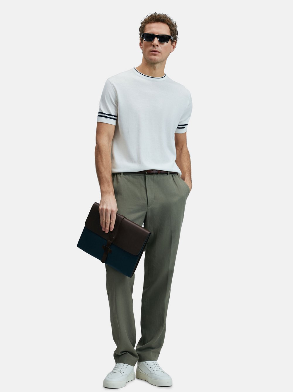 Lufian Shirt Herren weiß, L