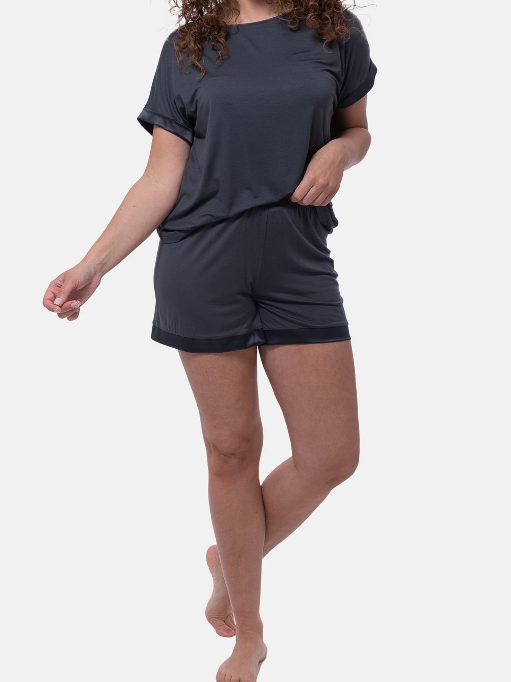 Mey Schlafanzug Damen Modal grau, S