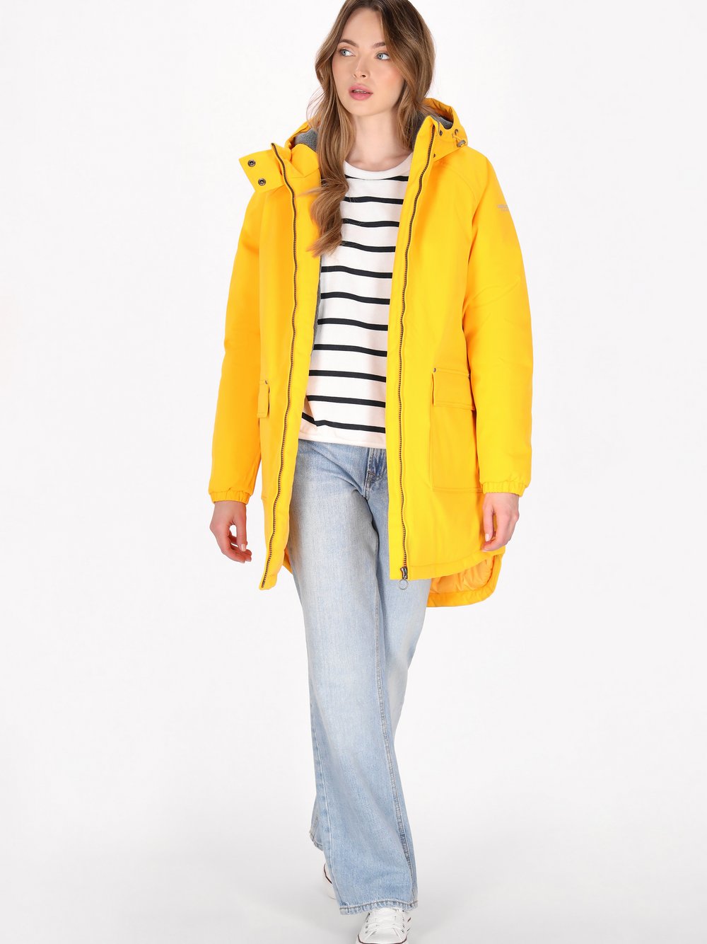 Dreimaster Anorak Damen gelb, M