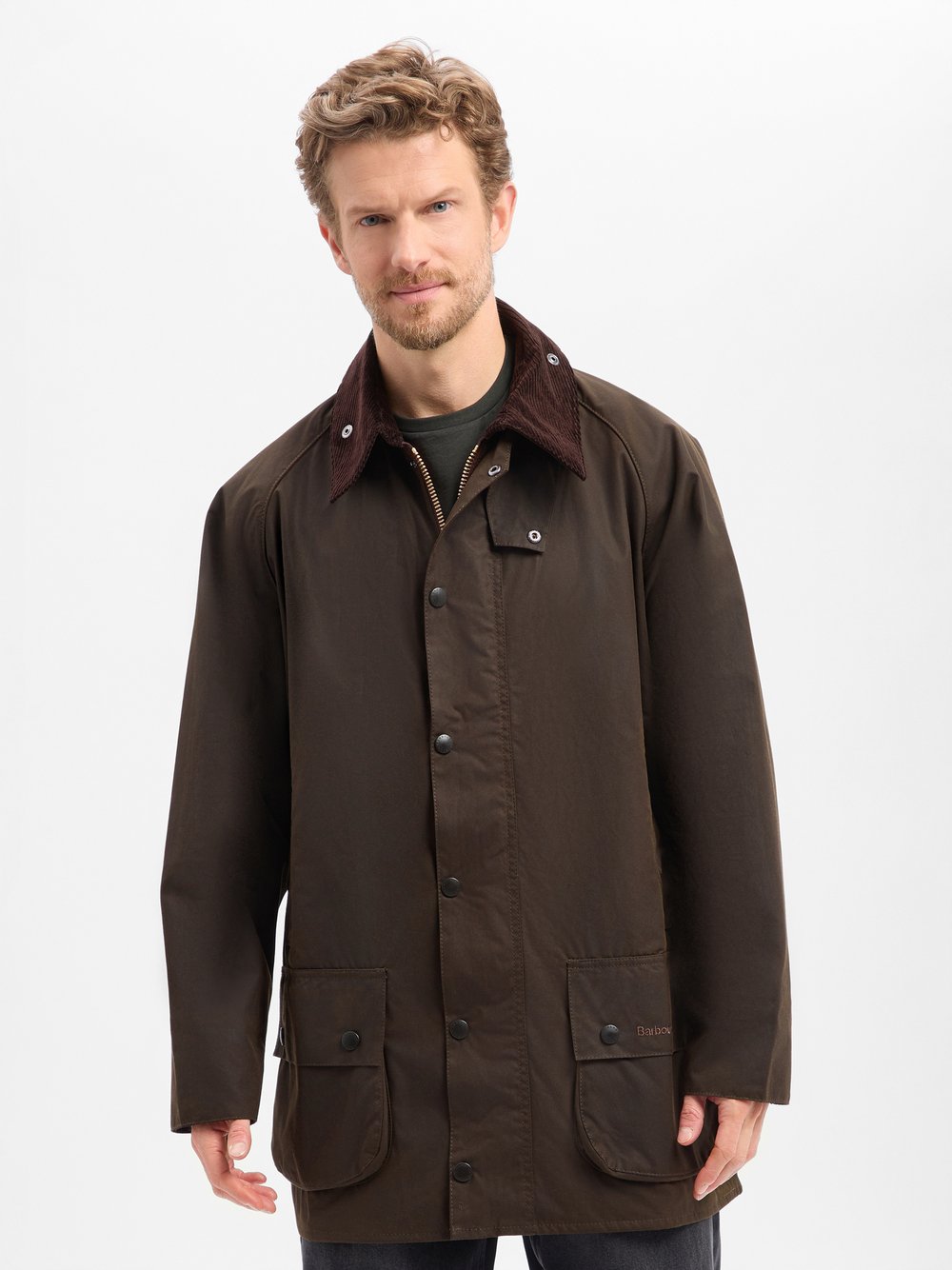 Barbour Kurtka - Beaufort Mężczyźni Bawełna (100%) brązowy