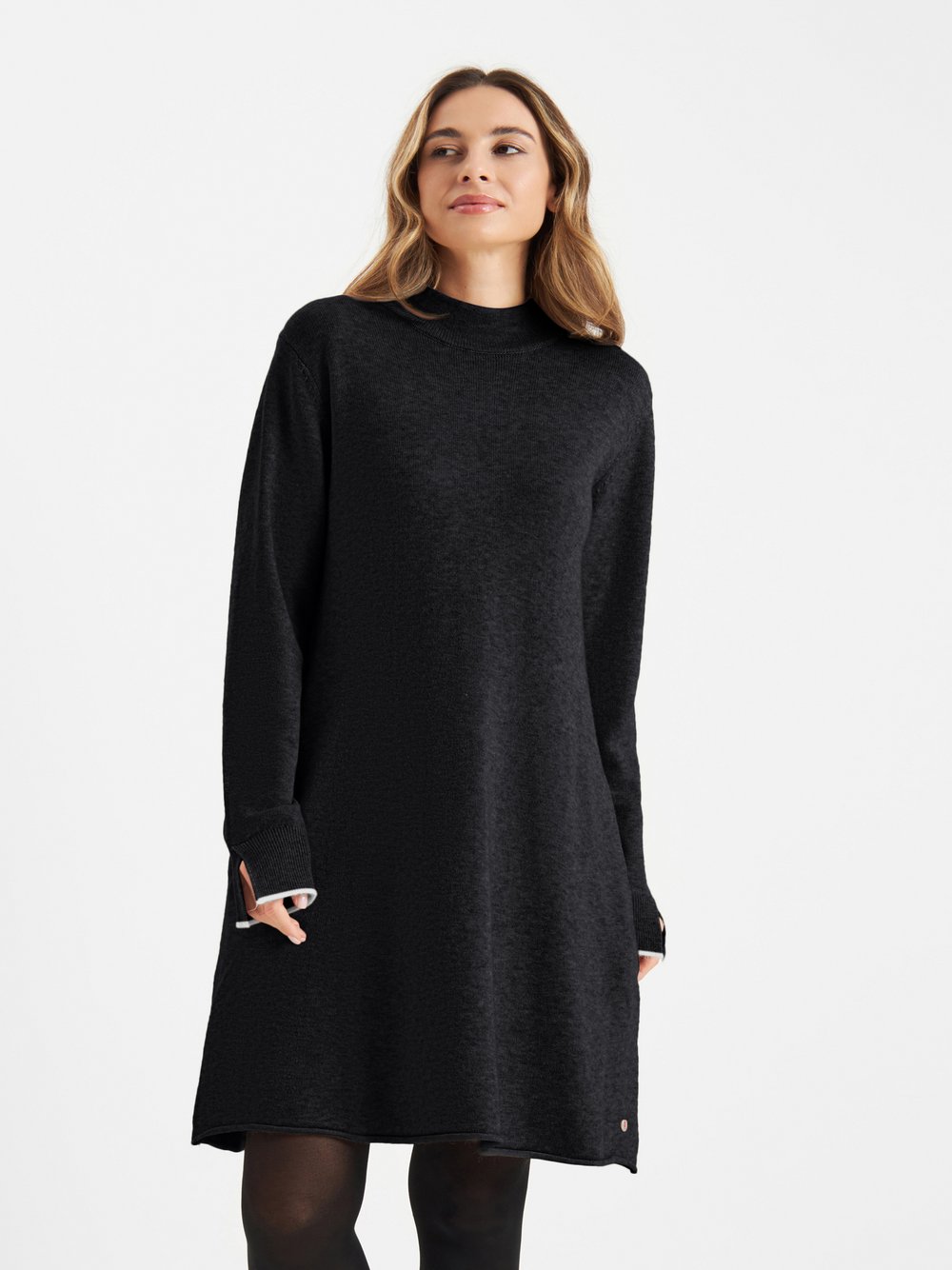 Thumbnail - Frieda & Freddies A-Linien-Kleid Damen Viskose schwarz, 40