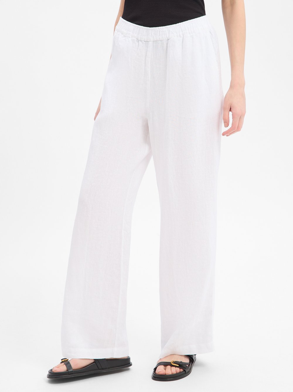 MOS MOSH Leinenhose Damen weiß, S