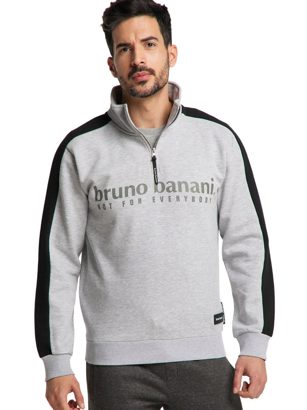 Thumbnail - Bruno Banani Sweater  Herren Baumwolle mehrfarbig bedruckt, S