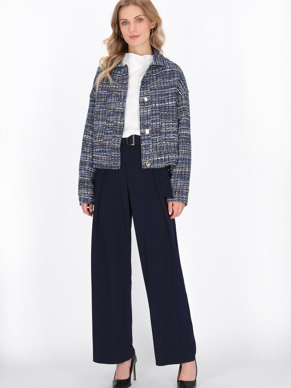 Dreimaster Jacke Damen blau, M