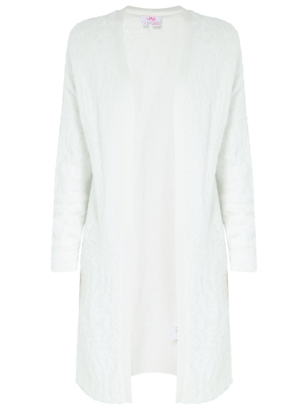 MyMo Strickjacke Damen Polyamid weiß strukturiert, XS