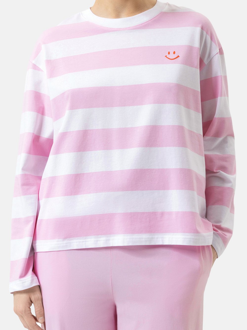 Mey Pyjamaoberteil Damen rosa, L