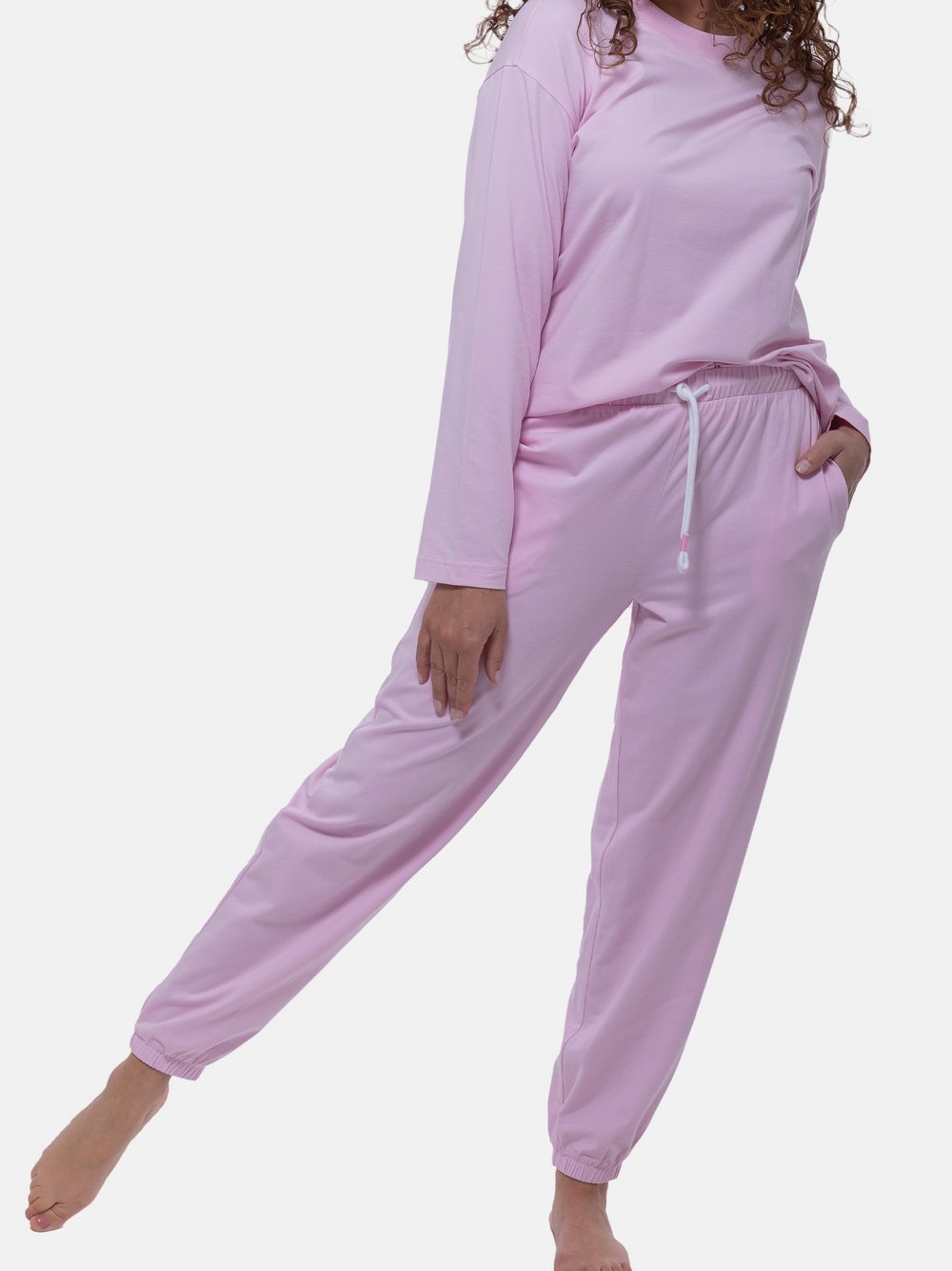 Thumbnail - Mey Schlafanzug Damen Baumwolle rosa, XXL