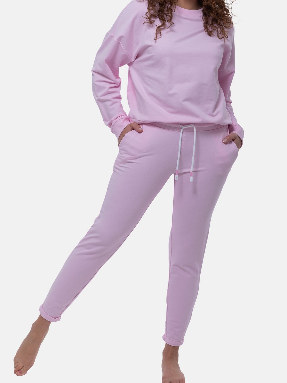 Mey Homewear Anzug Damen Baumwolle rosa, XXL