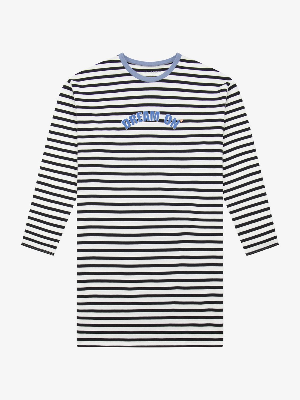 Schiesser Nachthemd  Mädchen Baumwolle mehrfarbig gestreift, 152