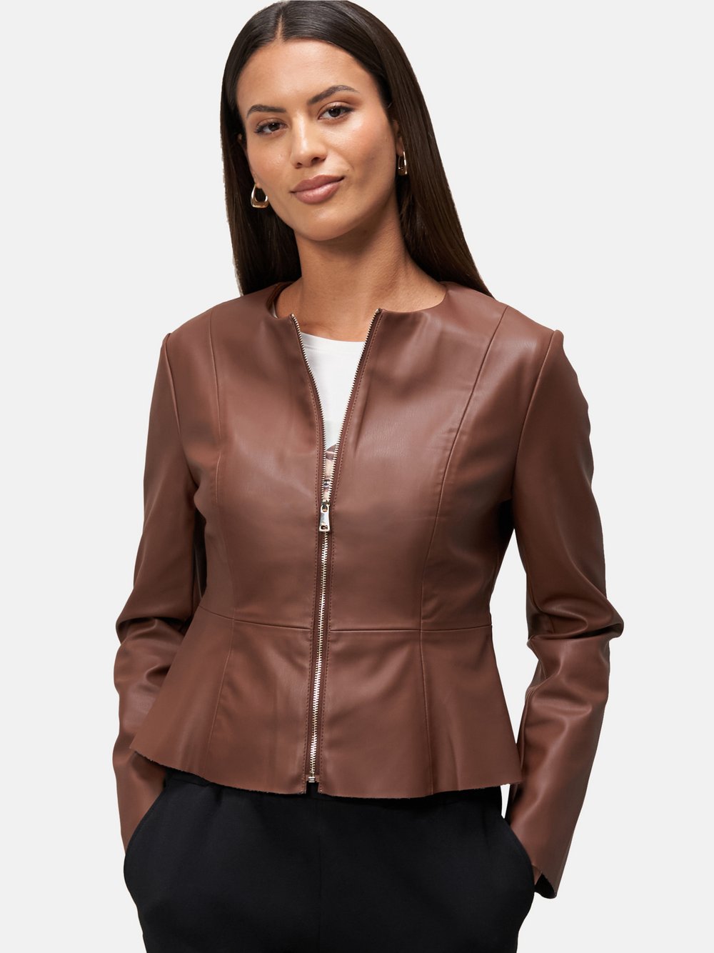 zero Blazer-Jacke Damen braun, 42