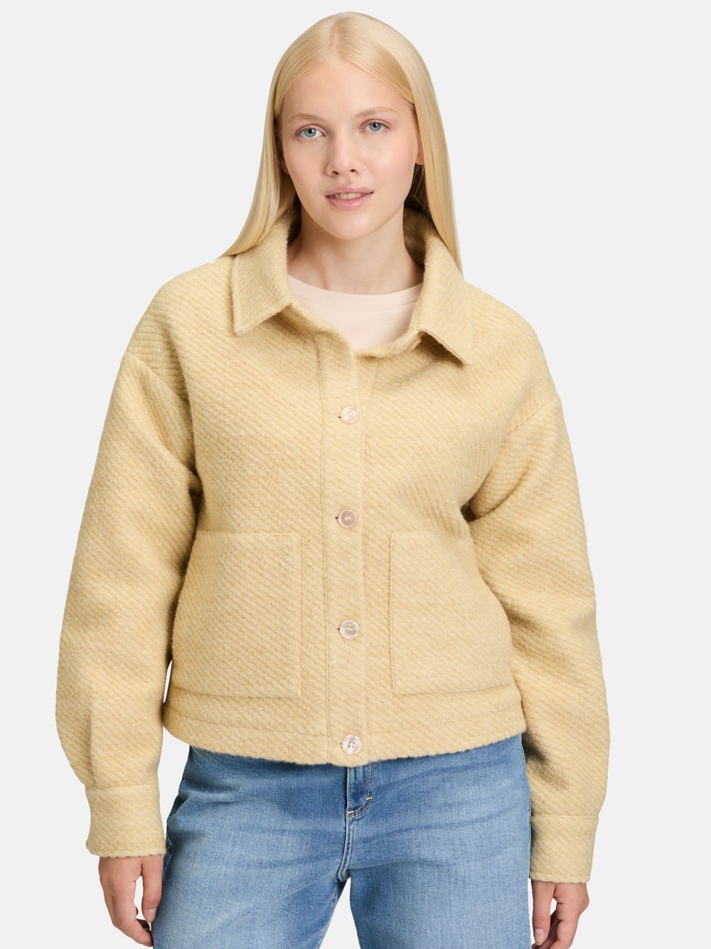 Cartoon Jacke Damen gelb, 40