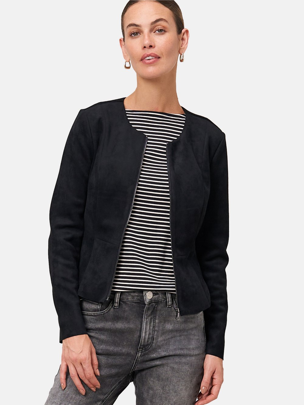 zero Blazer Damen schwarz, 34