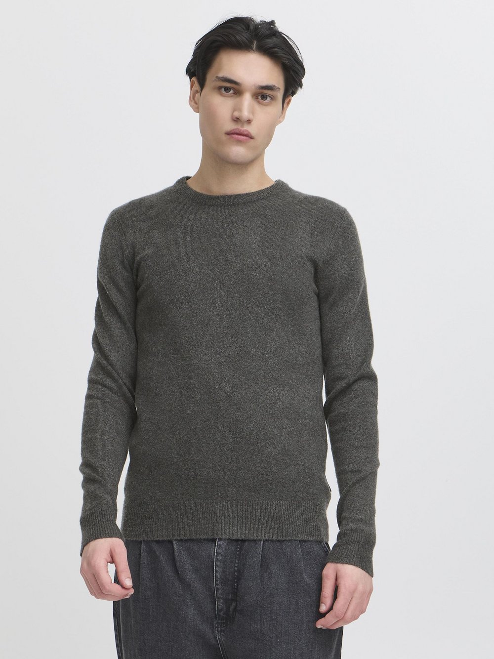 Thumbnail - CASUAL FRIDAY Strickpullover Herren grau meliert, L