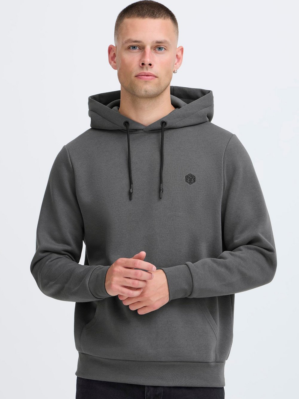 BLEND Hoodie Herren grau, L