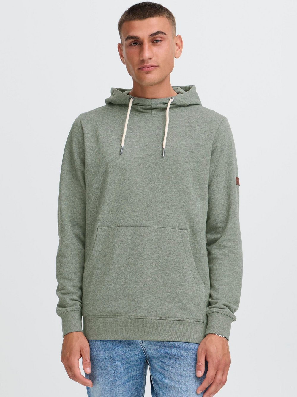 Solid Hoodie Herren grün, L