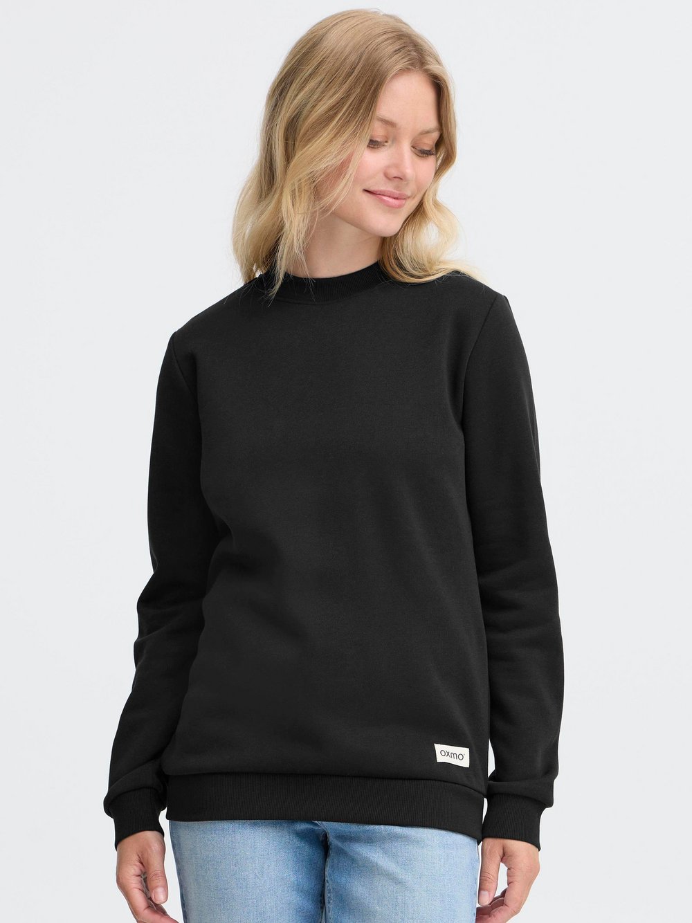 OXMO Sweater Damen schwarz, L