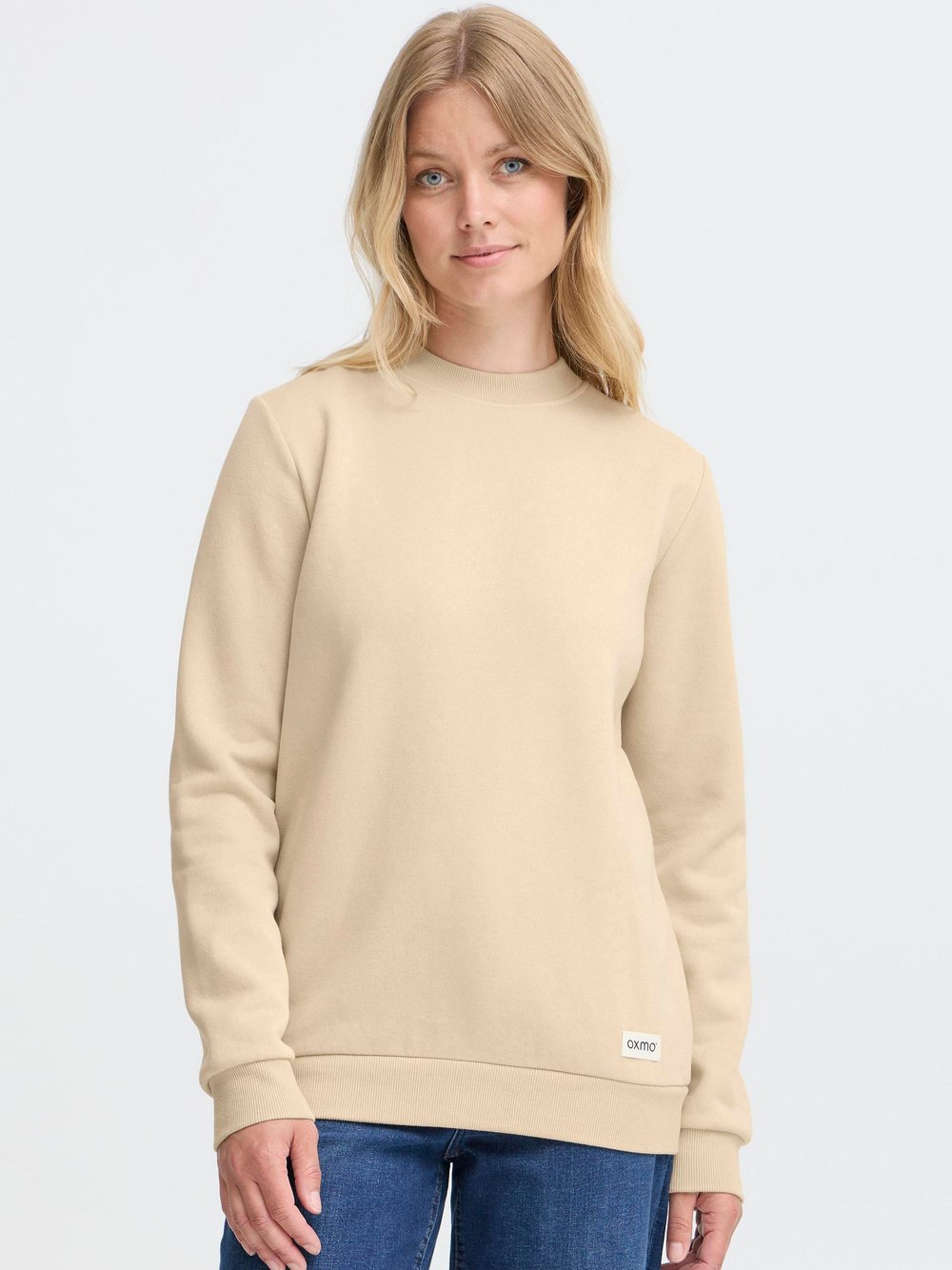 OXMO Sweater Damen beige, M
