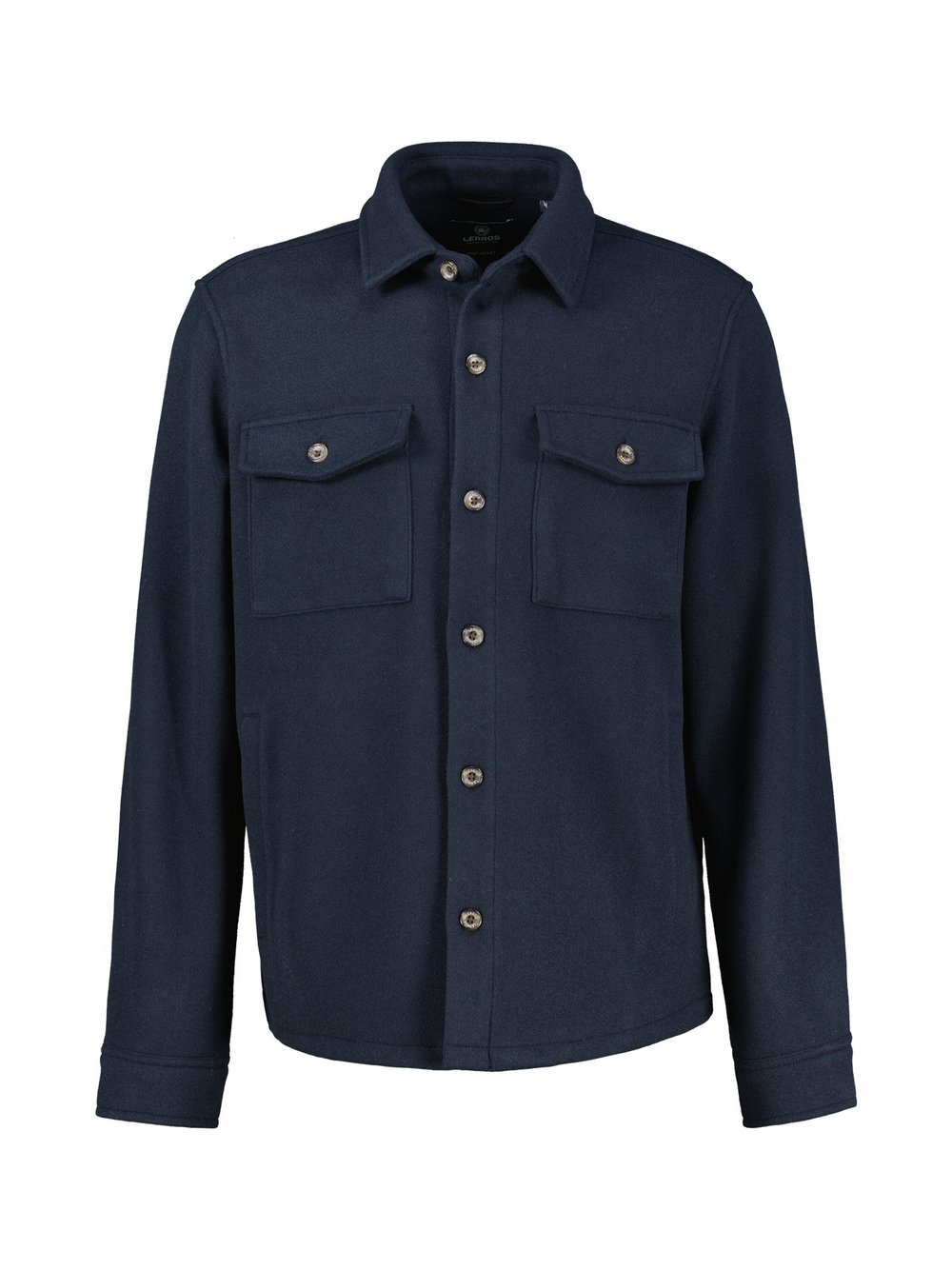 LERROS Langarmhemd Herren Regular Fit blau, XXXL