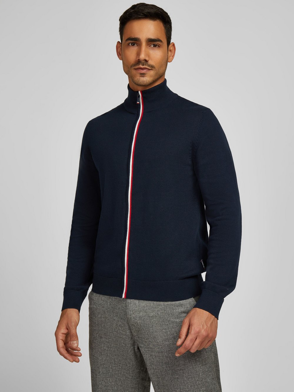 Daniel Hechter Strickjacke Herren Baumwolle blau, XL