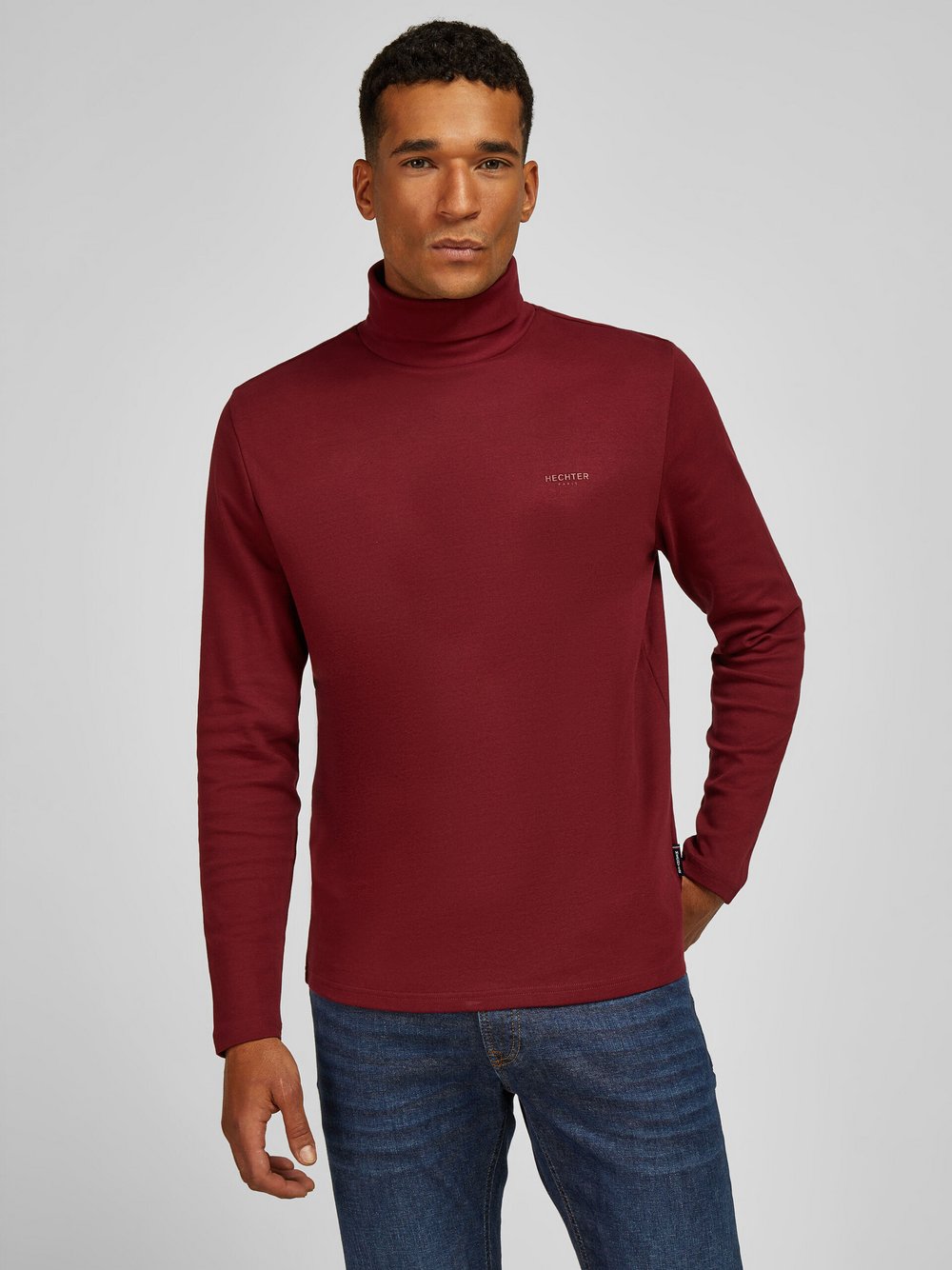 Daniel Hechter Shirt Herren Baumwolle rot, XXL