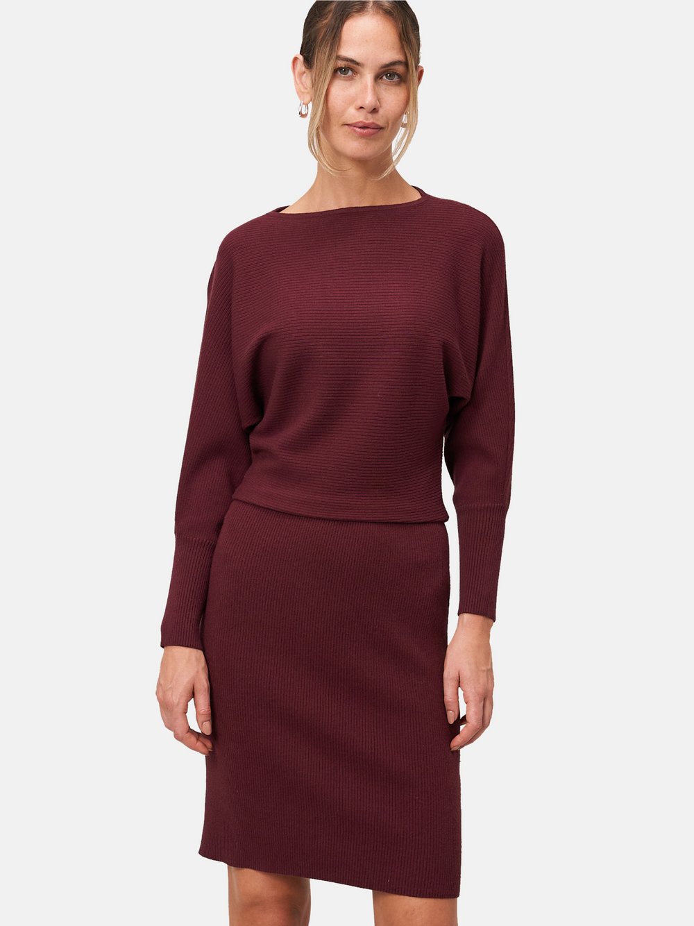 zero Strickkleid Damen Viskose rot, 42