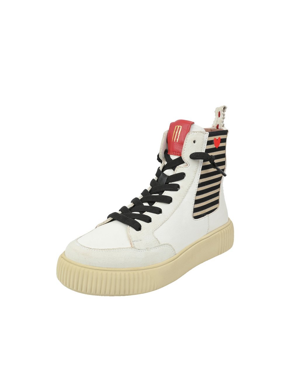 Crickit Sneaker Damen Leder rot bedruckt, 37