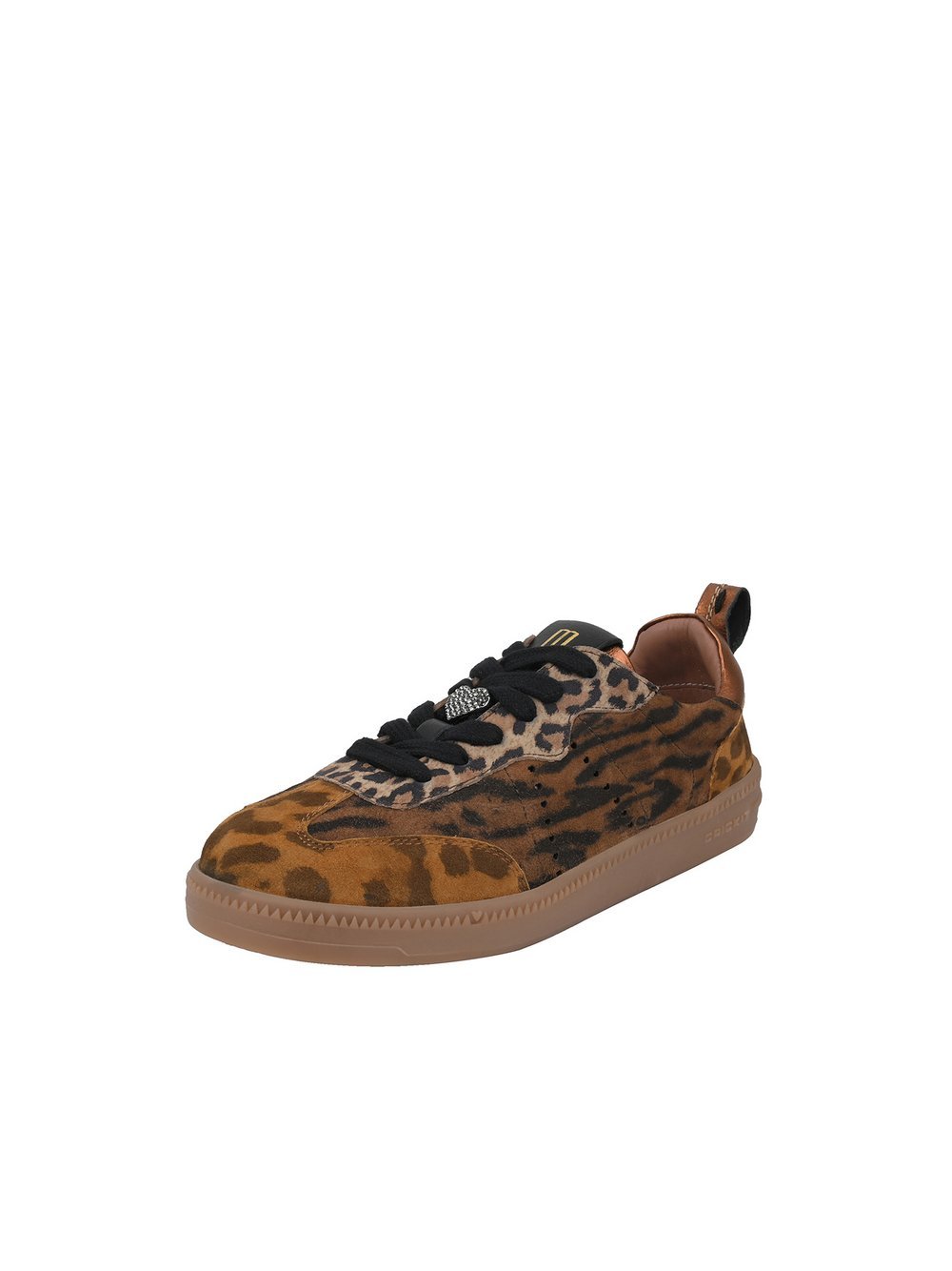 Crickit Sneaker Damen Leder braun bedruckt, 40