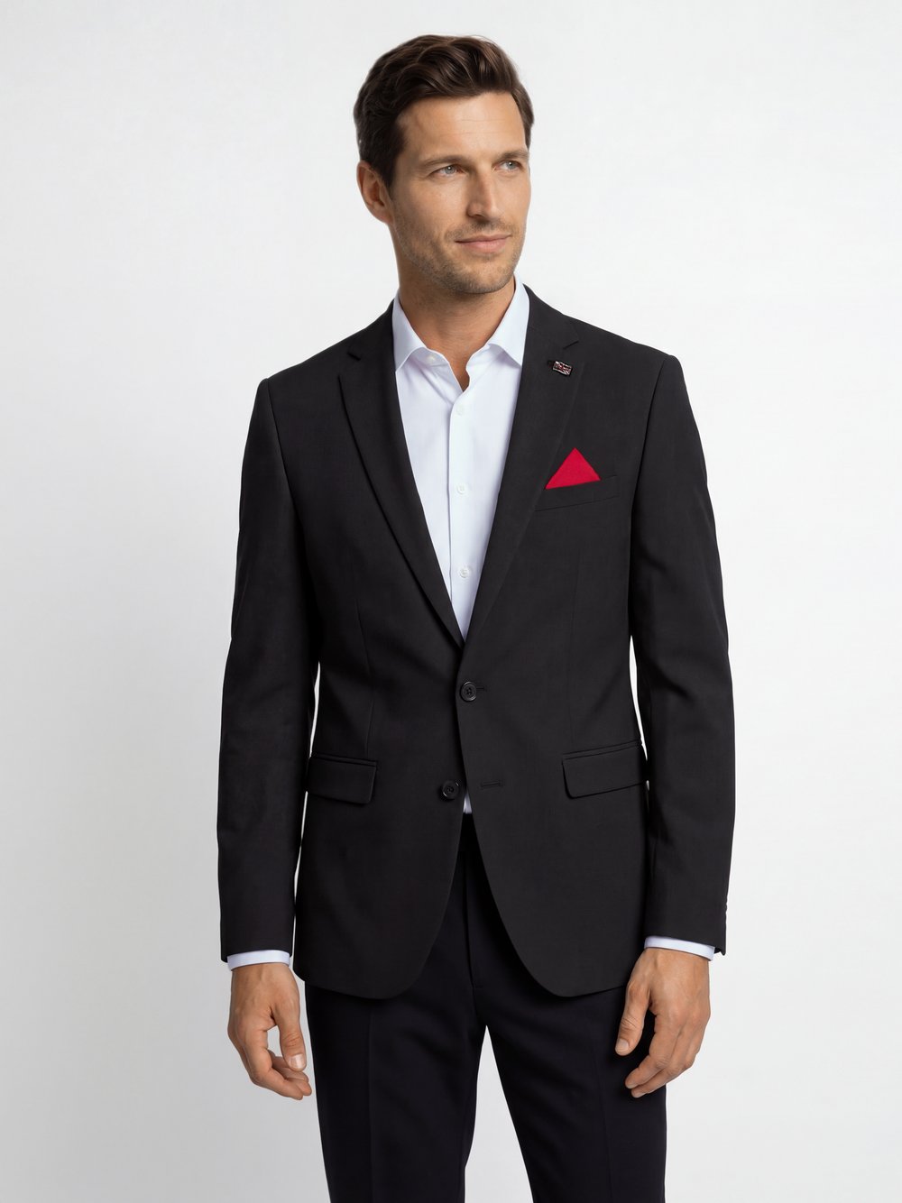 Finshley & Harding London Baukasten-Sakko Slim Fit Herren Slim Fit anthrazit, 42