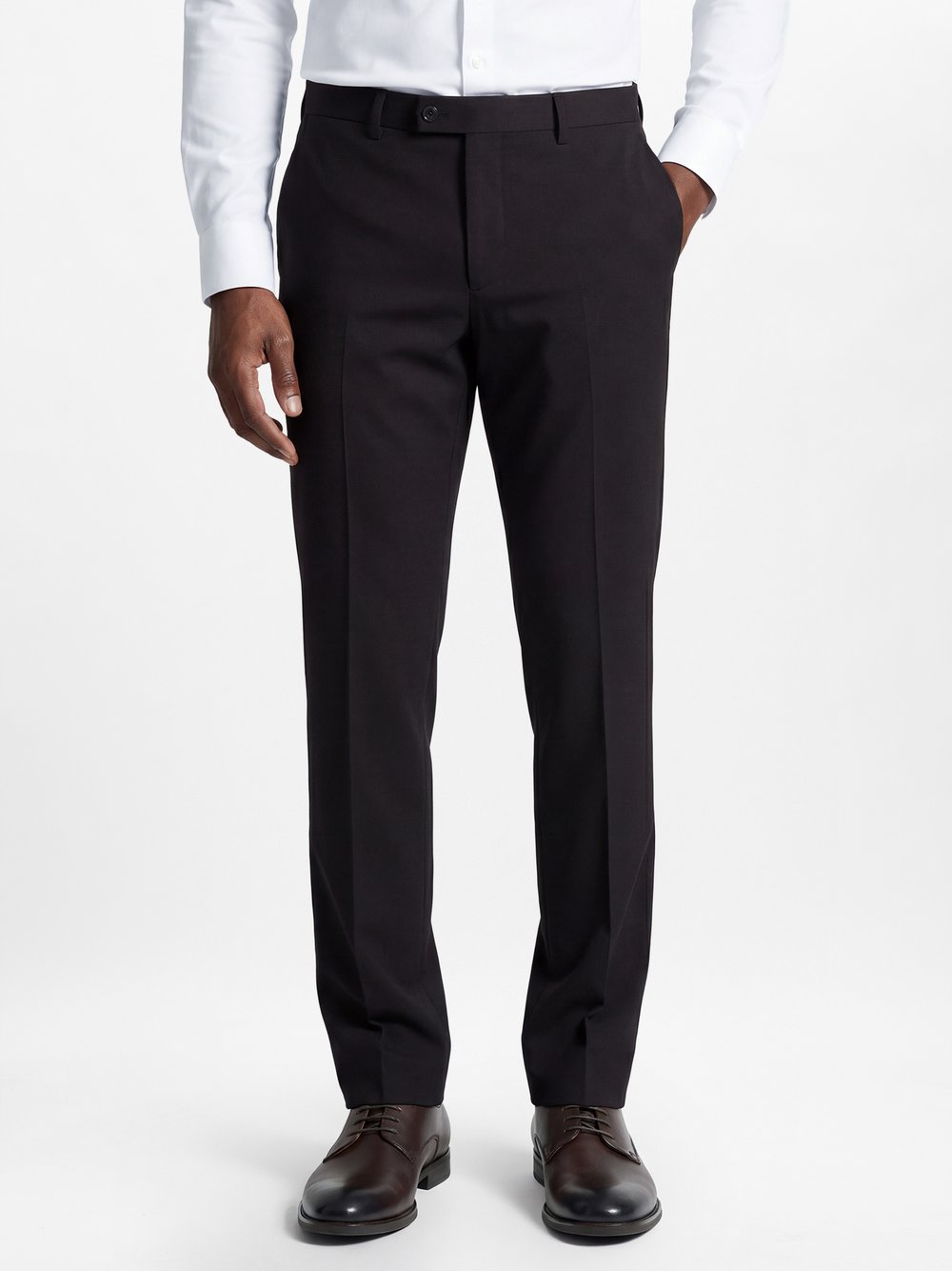 Finshley & Harding Baukasten-Anzughose Modern Fit Herren Modern Fit schwarz, 102