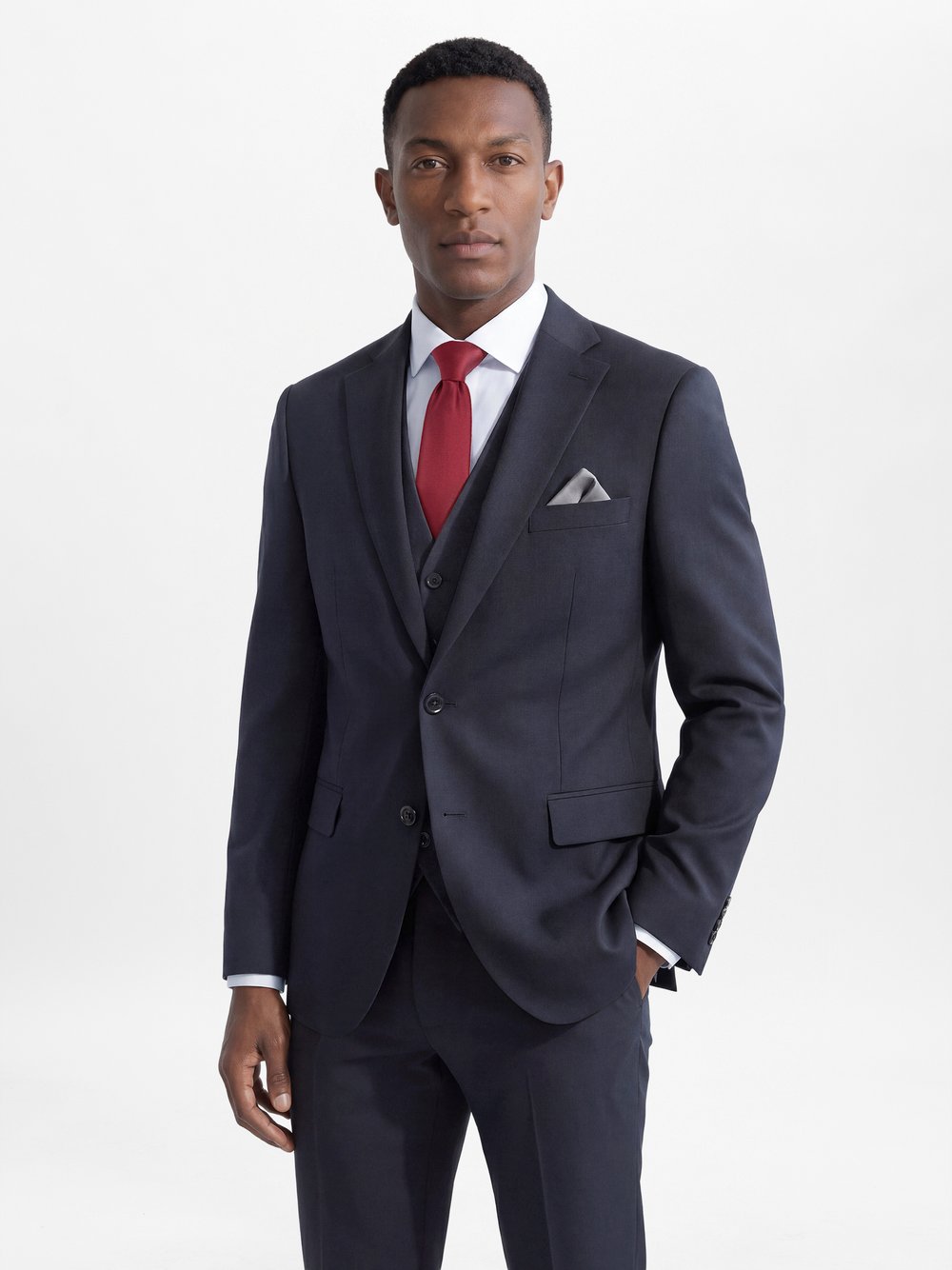 Finshley & Harding Baukasten-Sakko Regular Fit Herren Regular Fit marine, 54