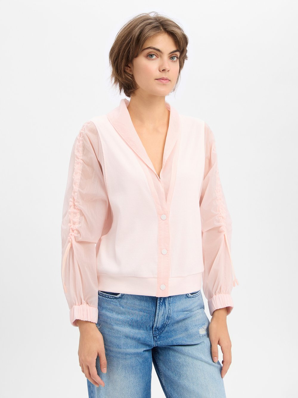 Marc Cain Sommerjacke Damen Baumwolle rosa, 42