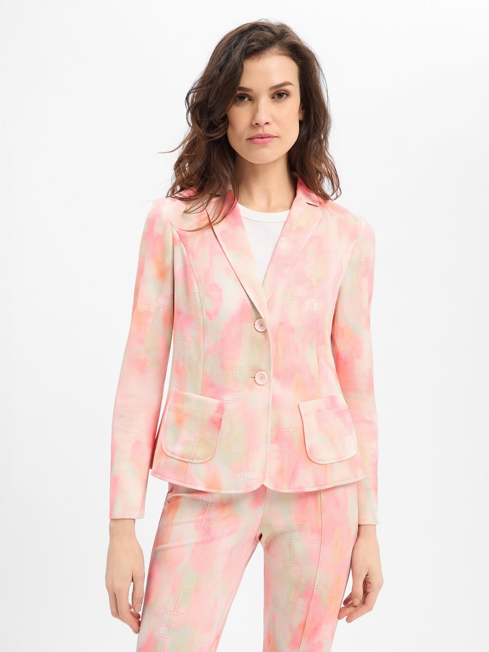 Marc Cain Sweatblazer Damen mehrfarbig gemustert, 38