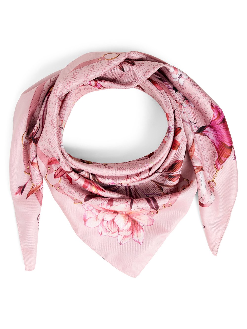 GUESS Tuch Damen rosa gemustert, ONE SIZE