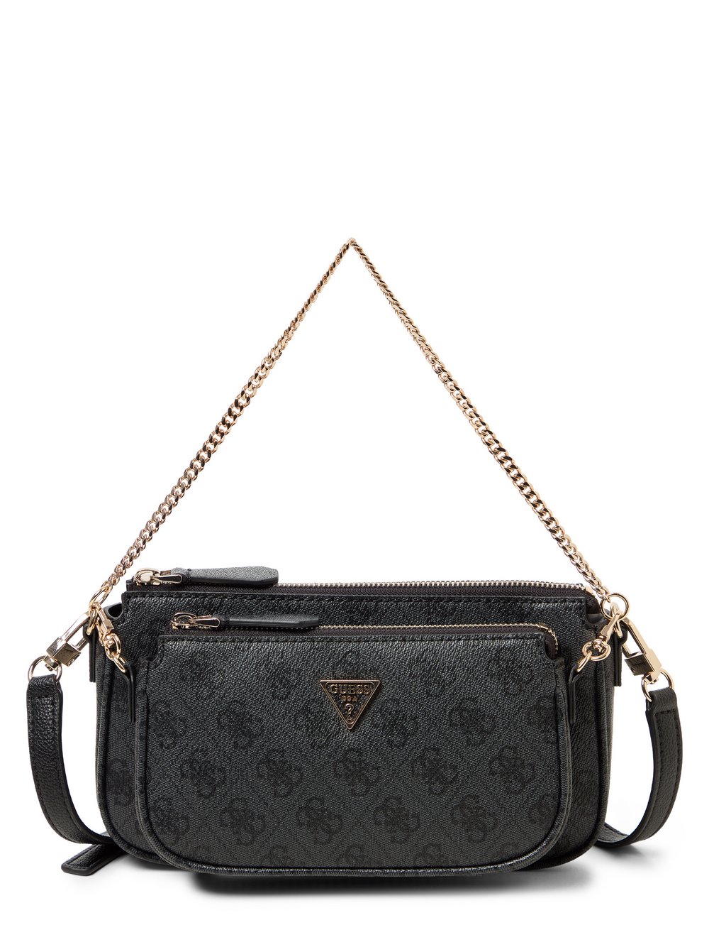 GUESS torba na ramię - Noelle II mini Kobiety szary|czarny, ONE SIZE