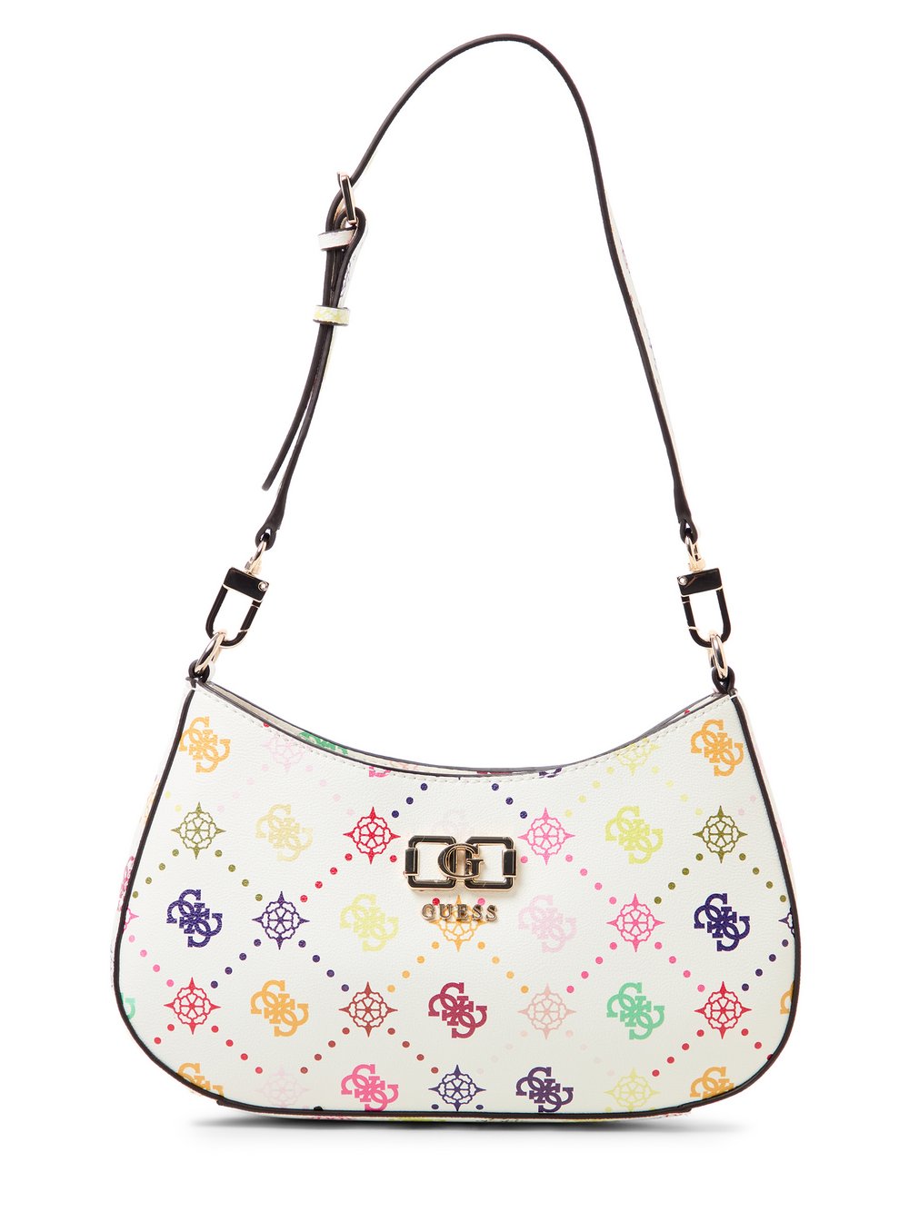 GUESS Torebka - Emelie Logo Kobiety Sztuczna skóra biały|wielokolorowy, ONE SIZE