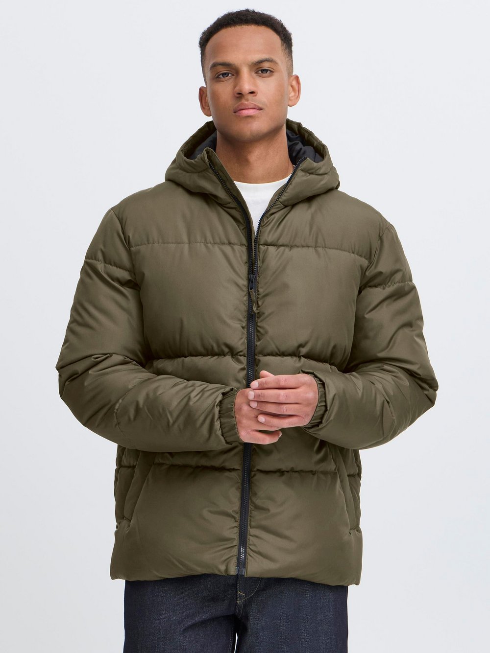 BLEND Steppjacke Herren grün, XL