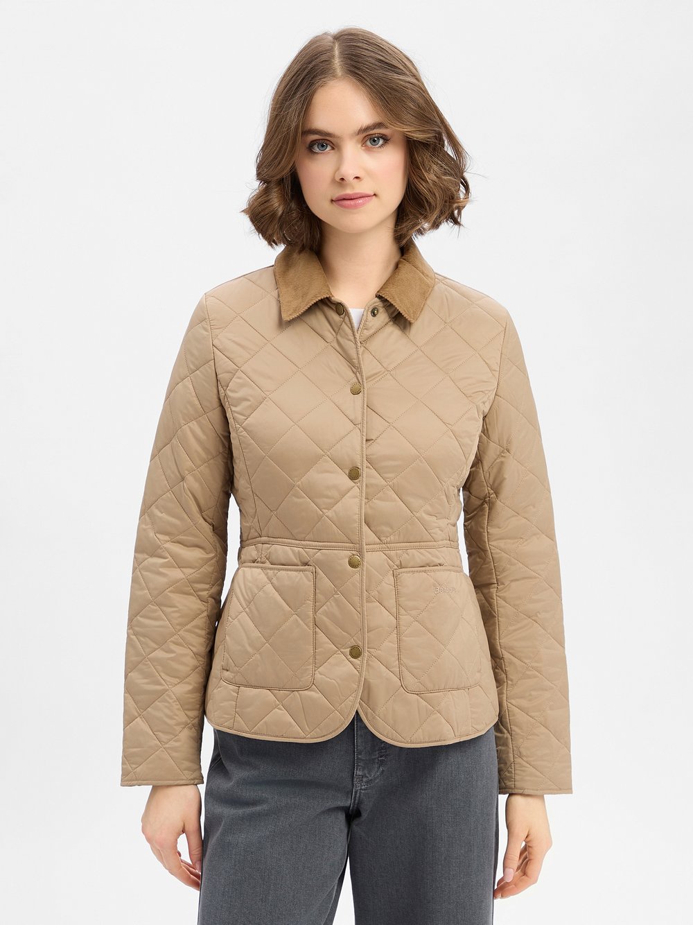 Thumbnail - Barbour Steppjacke Damen Polyamid beige, 36