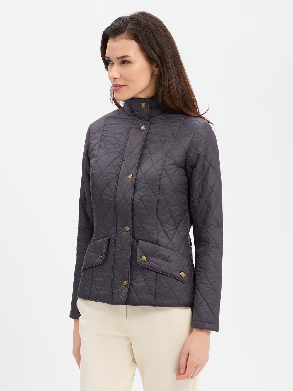 Barbour Übergangsjacke Damen Polyamid blau, 42