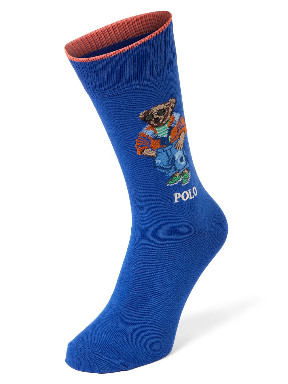 Polo Ralph Lauren Socken Herren Baumwolle blau gemustert, ONE SIZE
