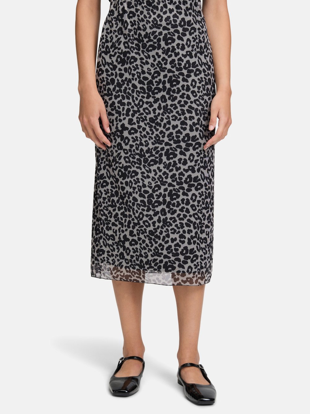 Thumbnail - Vera Mont Bleistiftrock Damen grau gemustert, 38