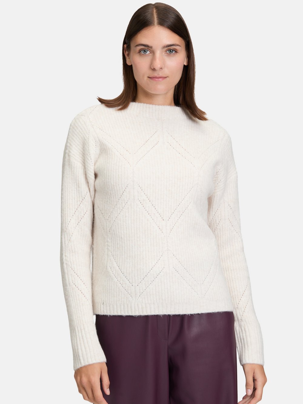 Betty & Co Strickpullover Damen weiß, 46