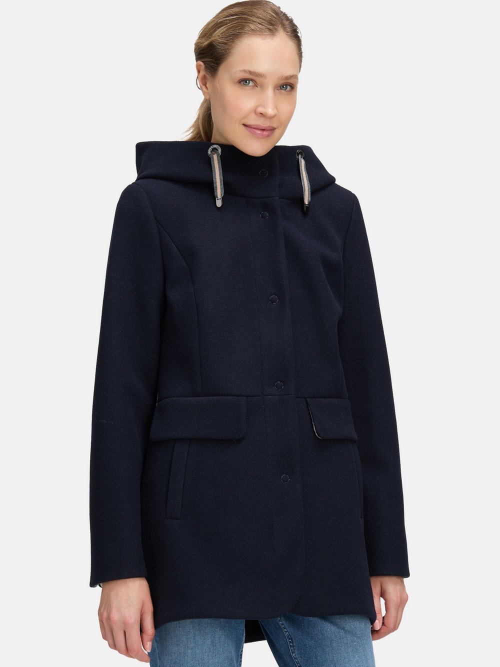 Amber & June Winterjacke Damen blau, 34