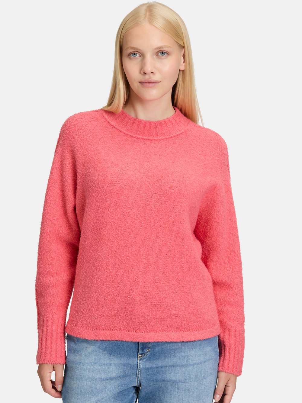 Cartoon Strickpullover Damen rosa, 44