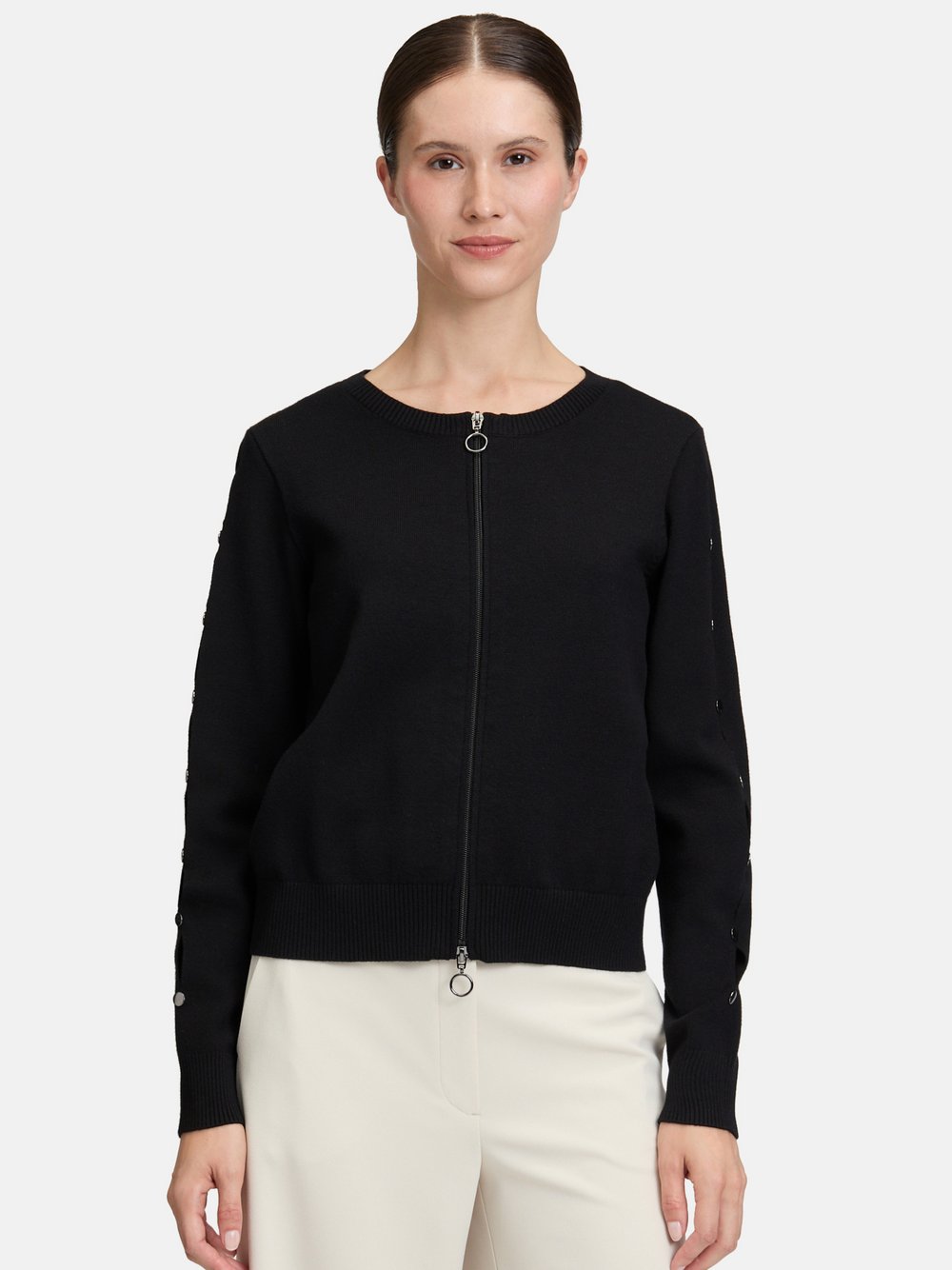 Betty Barclay Strick-Cardigan Damen Viskose schwarz, 36
