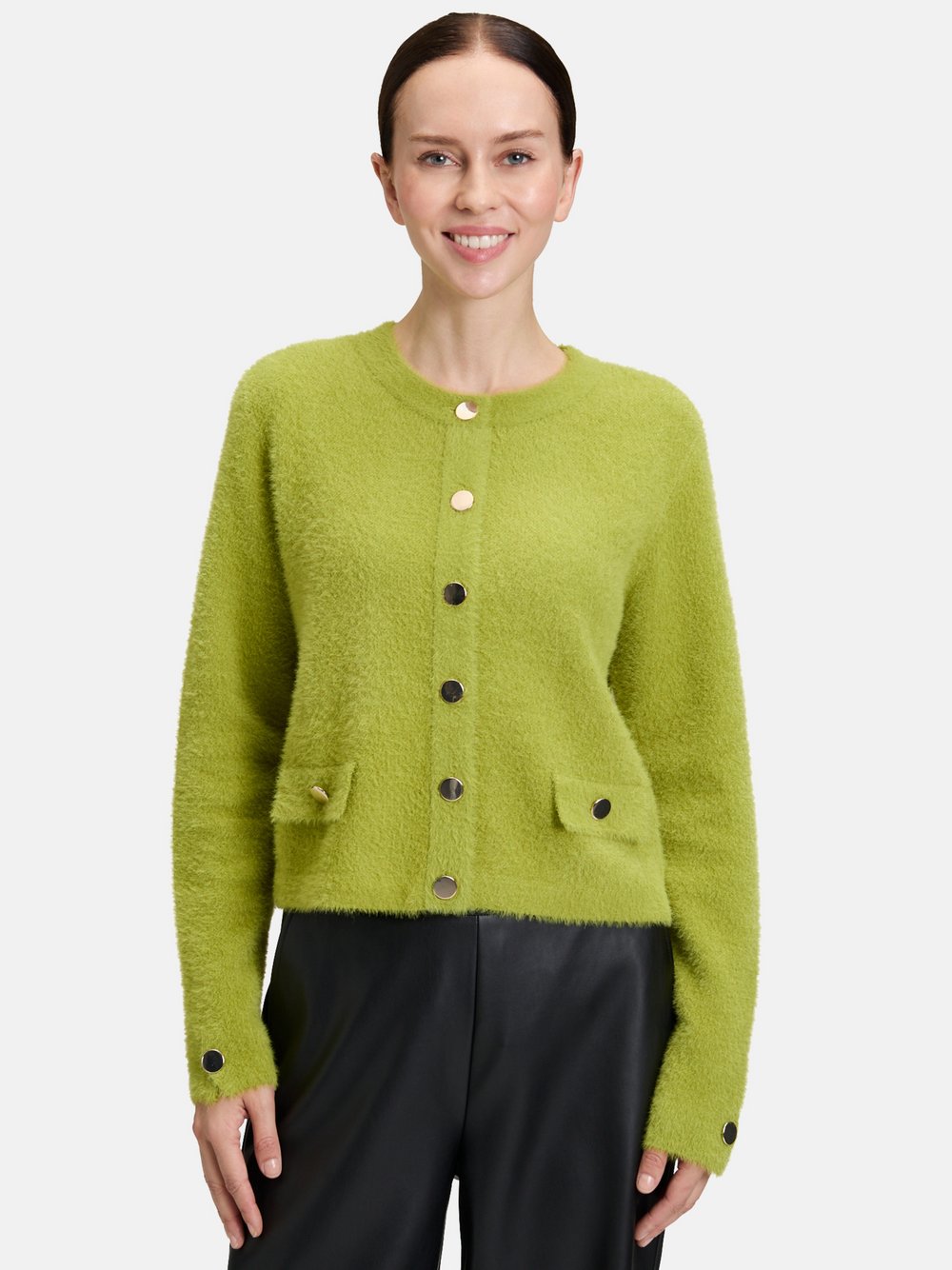 Betty Barclay Strickjacke Damen Polyamid grün, 36