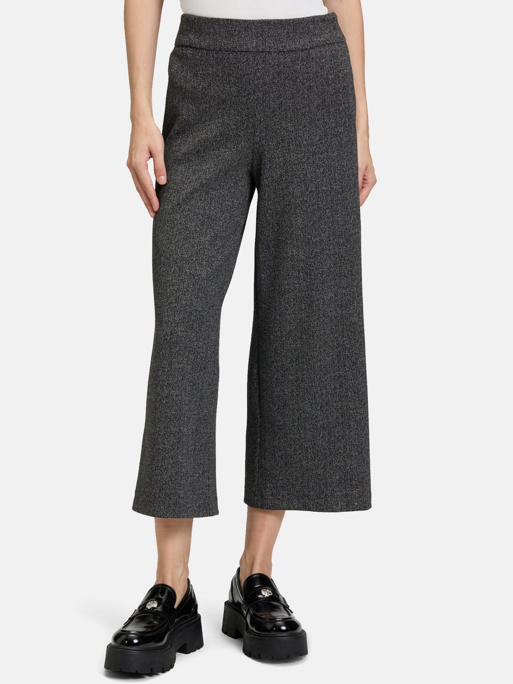 Cartoon Culotte Damen schwarz meliert, 40