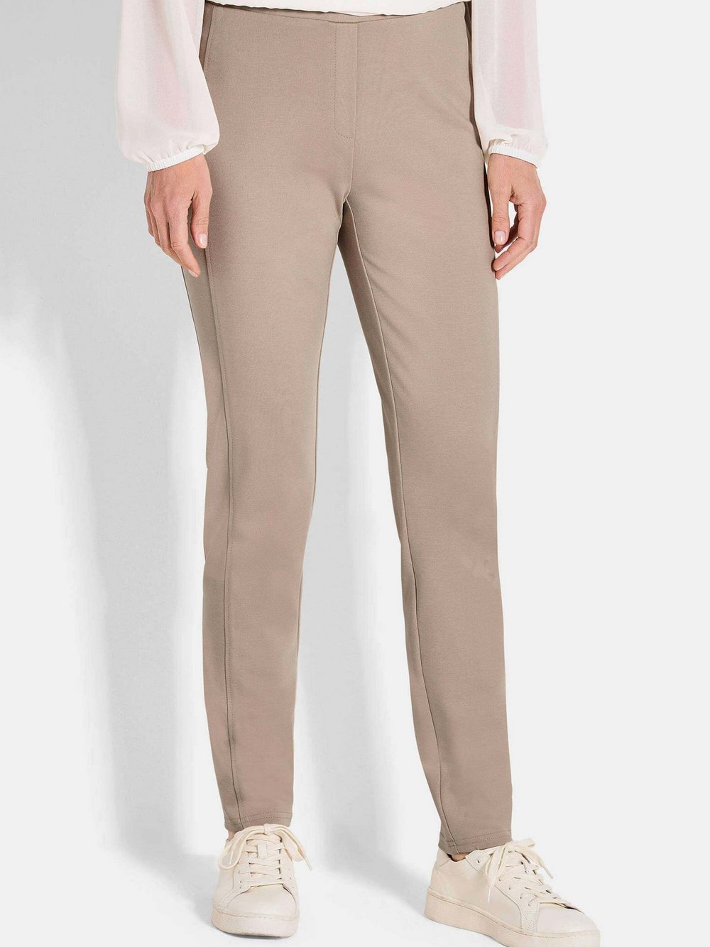 Goldner Jerseyhose Damen Polyamid braun, 52