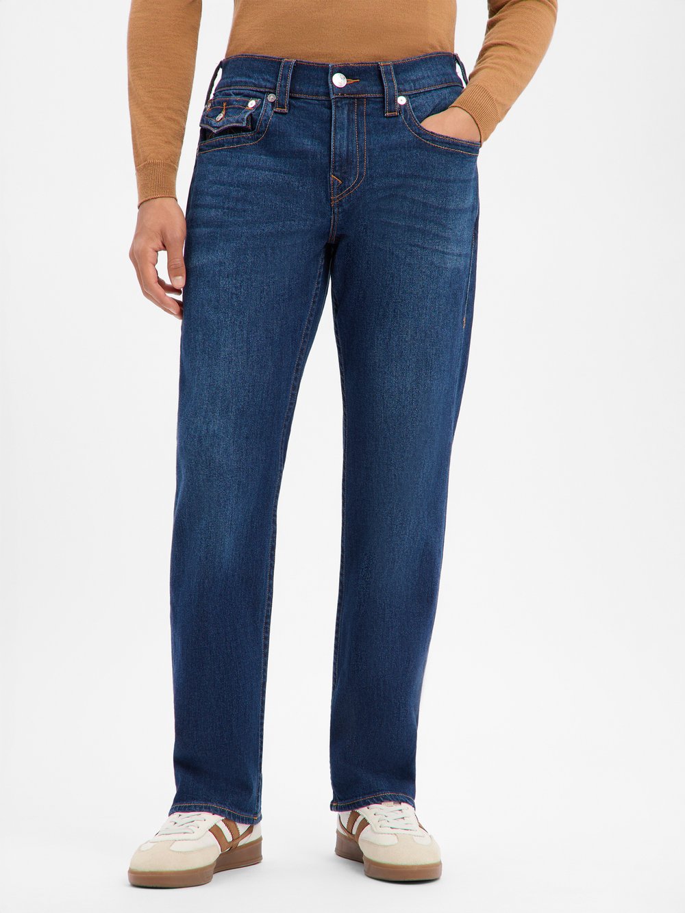 Thumbnail - True Religion Jeans Herren Baumwolle blau, 36-32