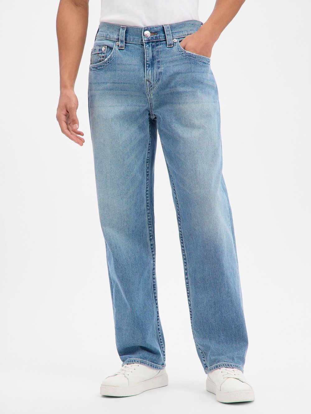 Thumbnail - True Religion Jeans Herren Baumwolle blau, 36-32