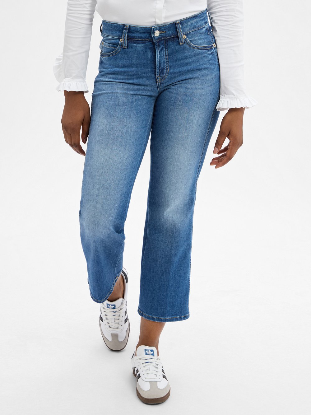 Thumbnail - Cambio Jeans Damen Baumwolle blau, 42